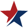 Red and Blue Star Bullet Point